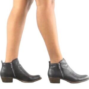 Lucky brand Basel women's double side zip ankle boots